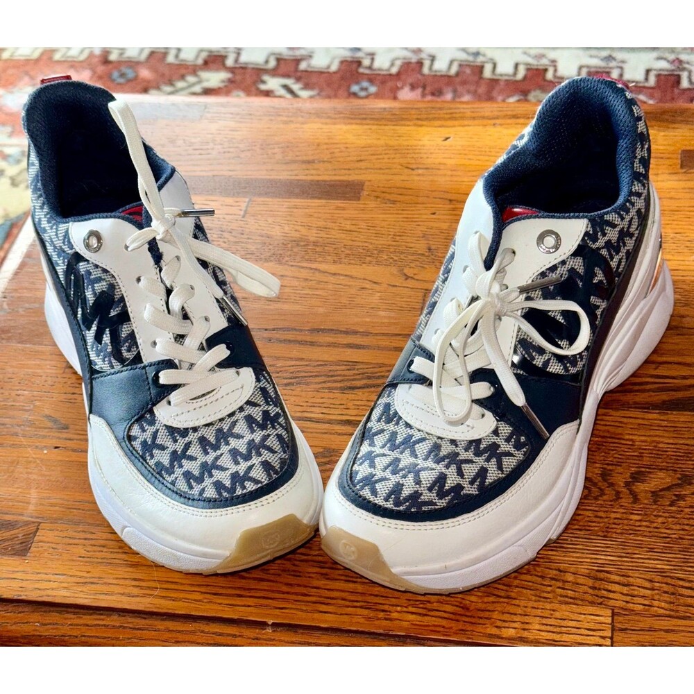 Michael Kors Olympia blue Trainer Sneaker - Size 9